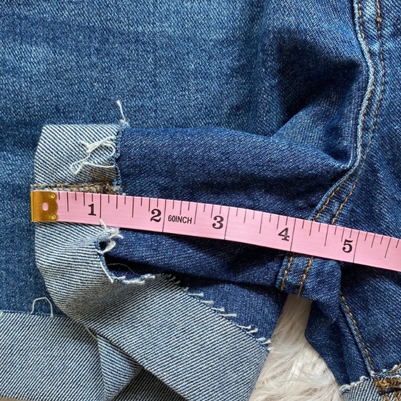 NWT Kenzie High Waist Denim Blue Jean Shorts 26 Size 2 - Picture 6 of 8